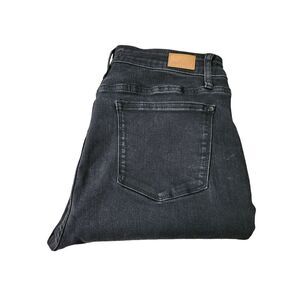 Judy Blue Jeans Size 15/32‎ Slim Fit Distressed Black Stretch Denim